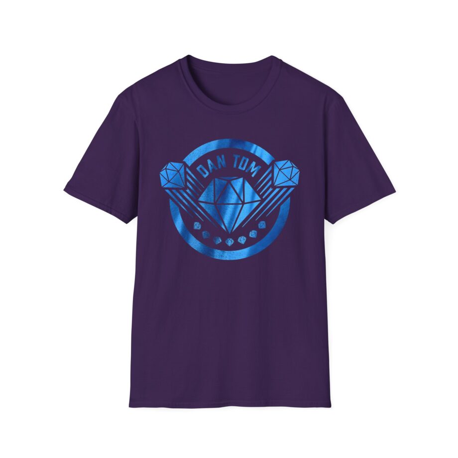 Dantdm Blue Foil Unisex Softstyle T-shirt