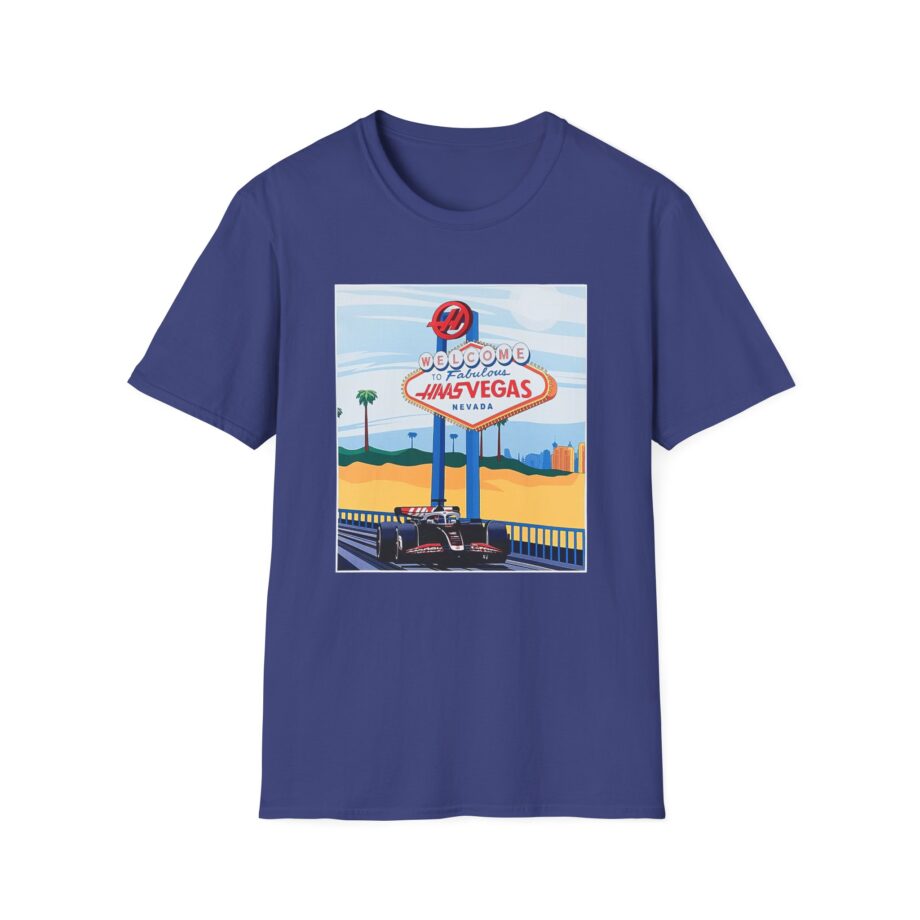 Haas F1 Las vegas Gp Unisex Softstyle T-Shirt
