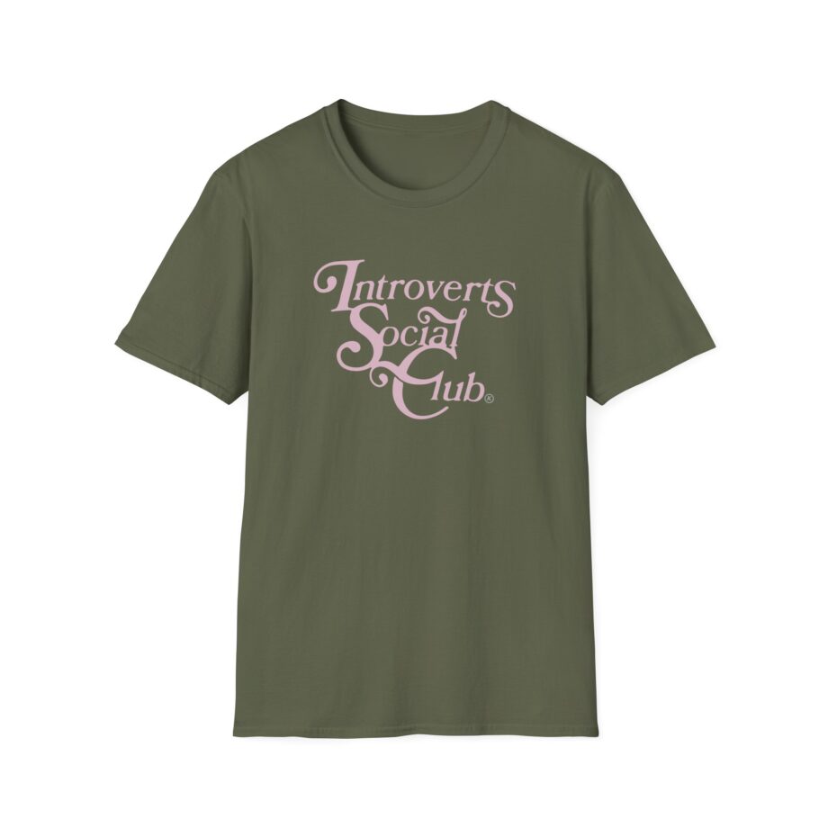 Kallmekris Introverts Social Club  Unisex Softstyle T-Shirt