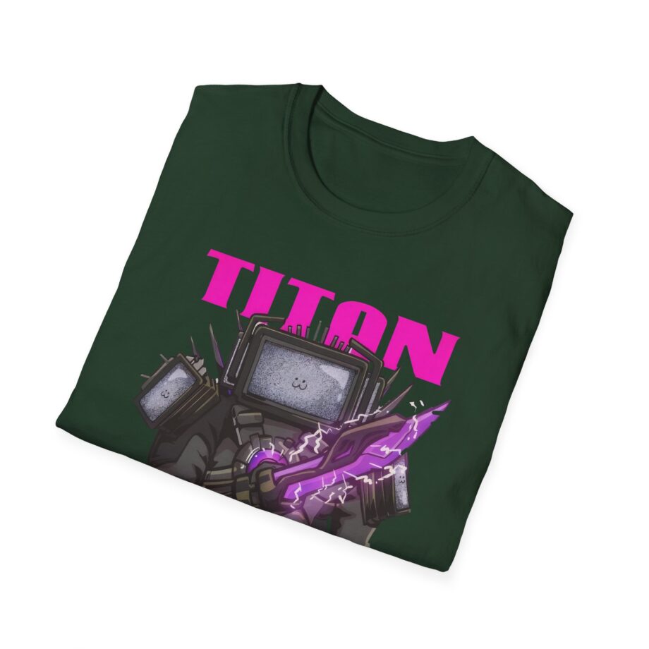 Dafuqboom Titan Tv Man Zap Unisex Softstyle T-Shirt