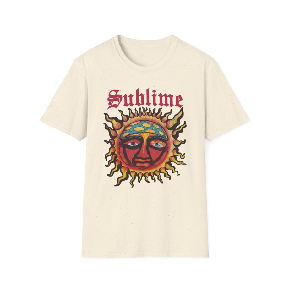 Maroon Sublime Sun Unisex Softstyle T-shirt