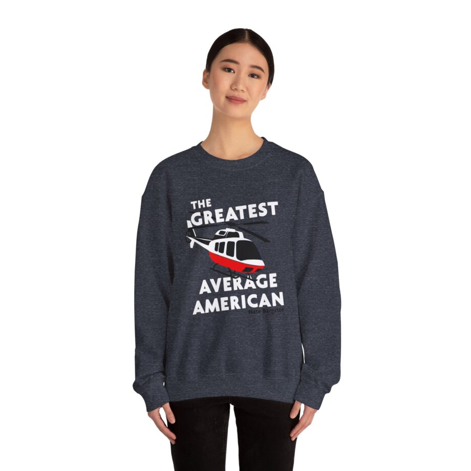 The Greatest Average American Nate Bargatze Unisex Heavy Blend™ Crewneck Sweatshirt