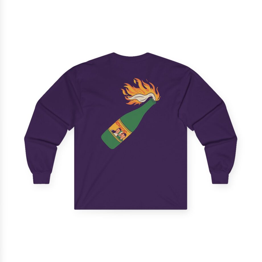 Kneecap Flaming Buckfast Unisex Ultra Cotton Long Sleeve Tee