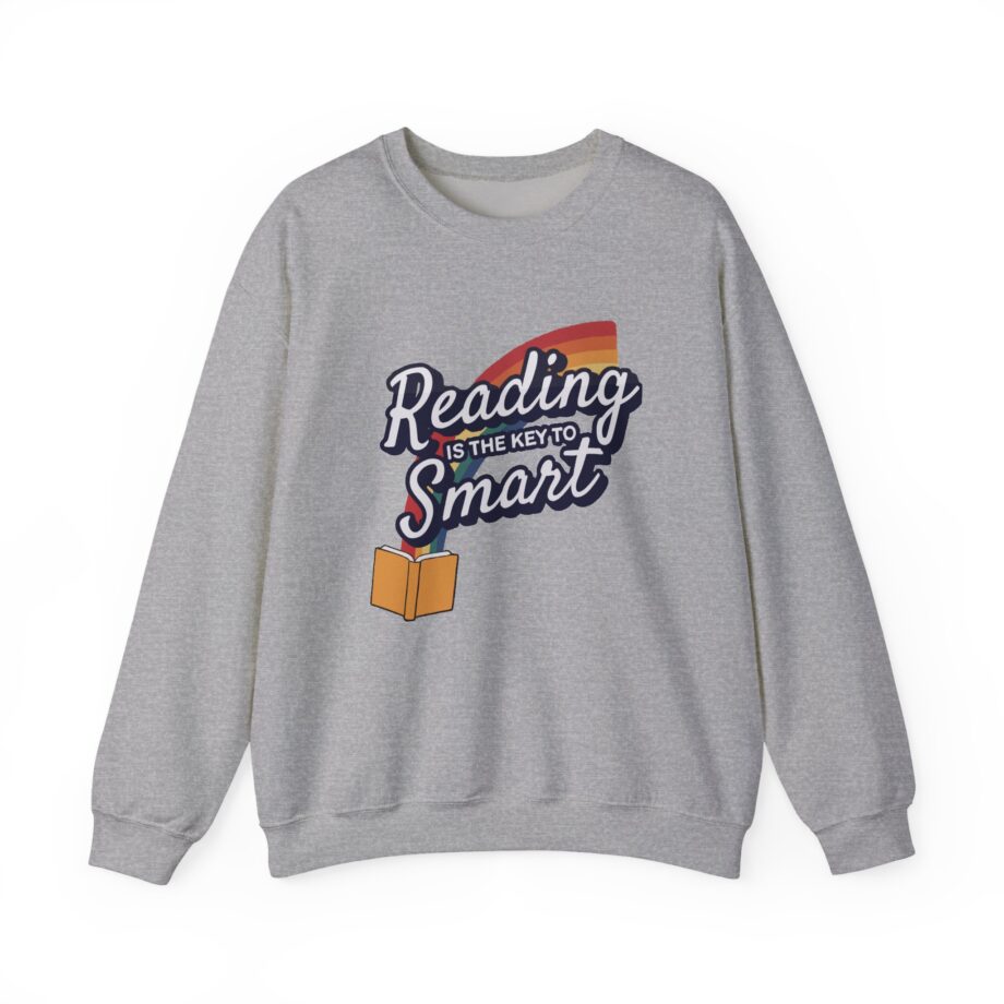 Nate Bargatze Reading is the Key to Smart Unisex Heavy Blend™ Crewneck Sweatshirt