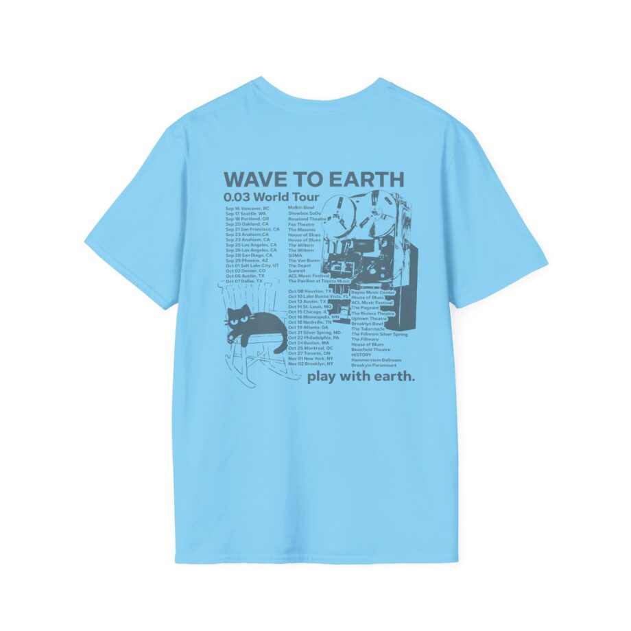 Wave to Earth 0.03 NA Tour Unisex Softstyle T-Shirt
