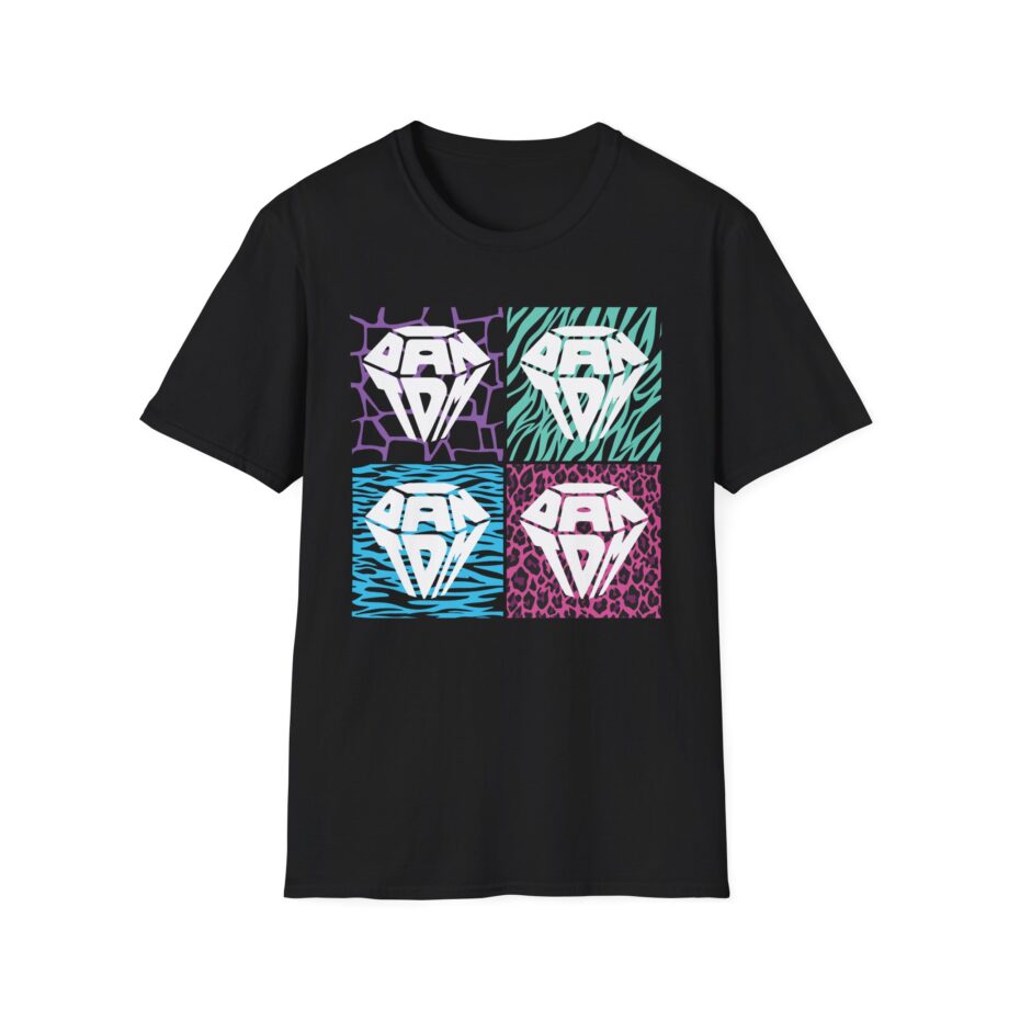 Dan Tdm Hair Metal Diamonds Unisex Softstyle T-shirt