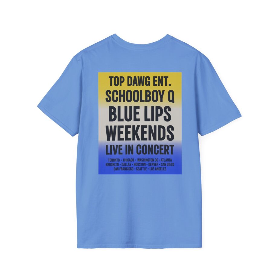Isaiah Rashad the Blue Lips Tour Unisex Softstyle T-Shirt