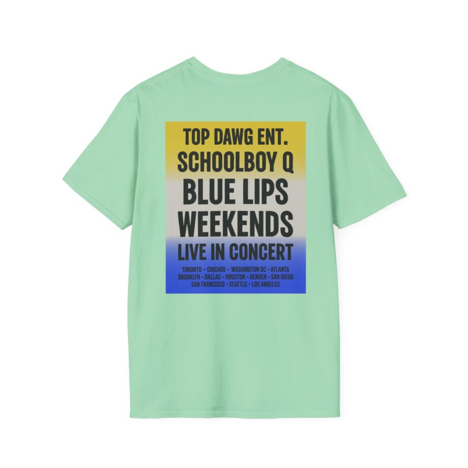 Isaiah Rashad the Blue Lips Tour Unisex Softstyle T-Shirt