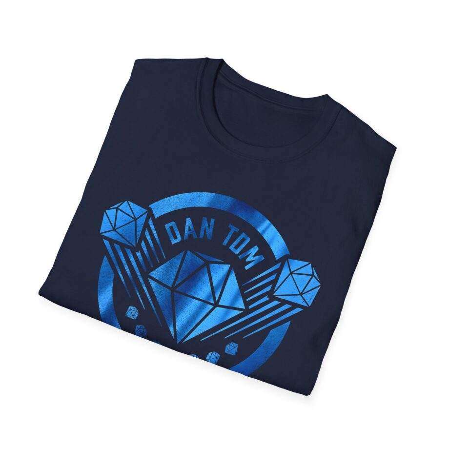 Dantdm Blue Foil Unisex Softstyle T-shirt