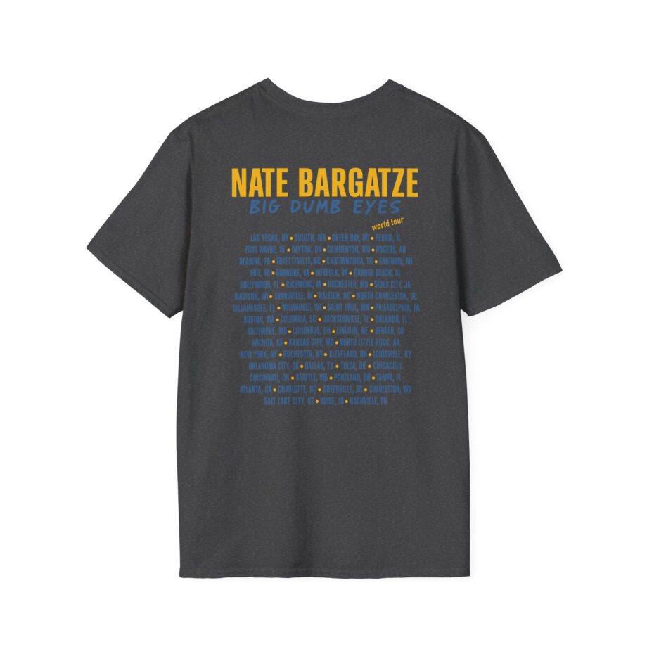 Nate Bargatze Big Dumb Eyes Tour Unisex Softstyle T-Shirt