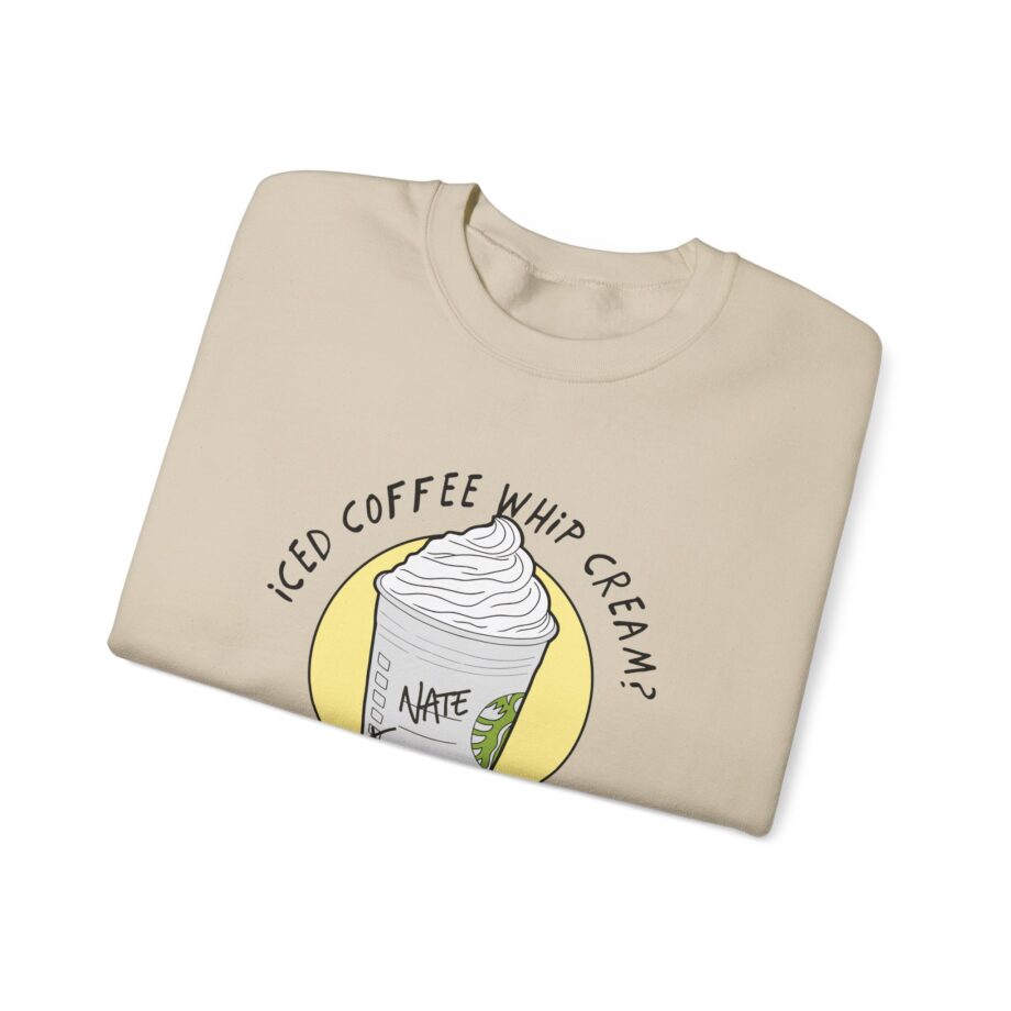 Nate Bargatze - Iced Coffee Whip Cream? Unisex Heavy Blend™ Crewneck Sweatshirt