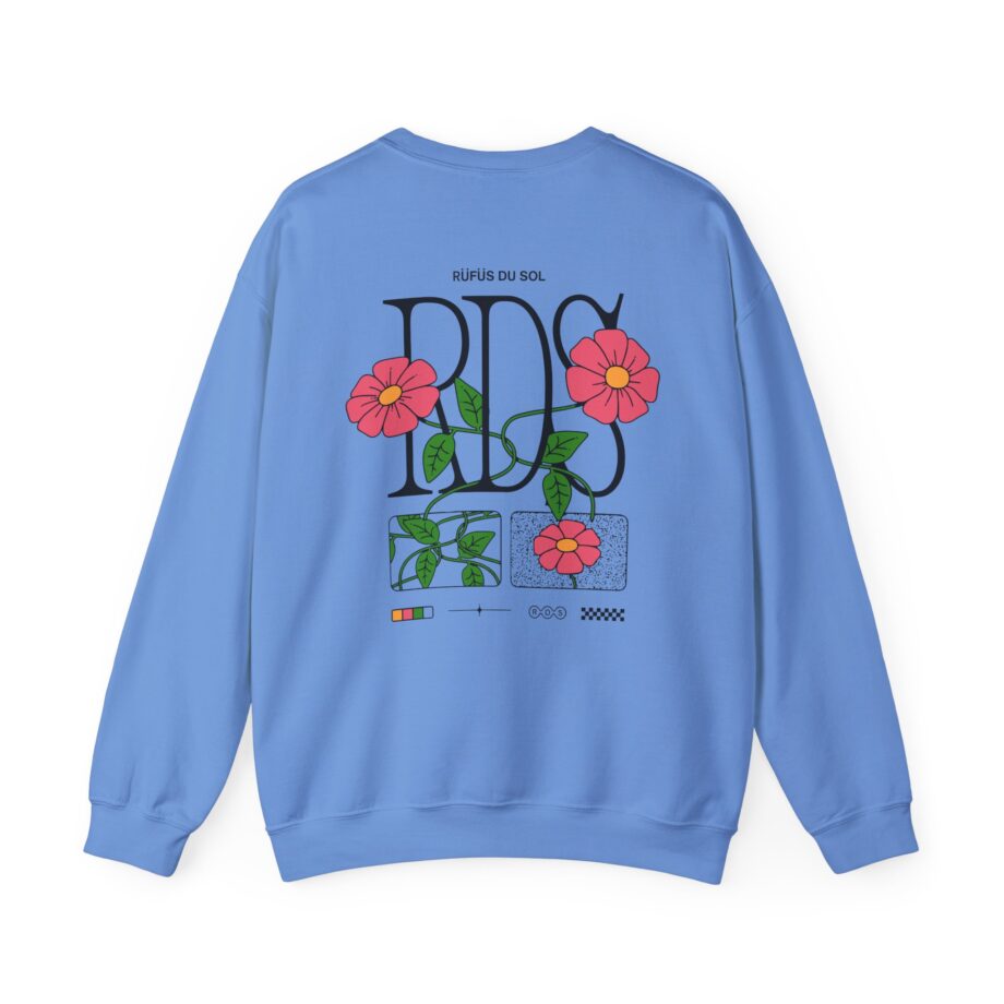 Rufus Du Sol Flower Ecru Unisex Heavy Blend™ Crewneck Sweatshirt