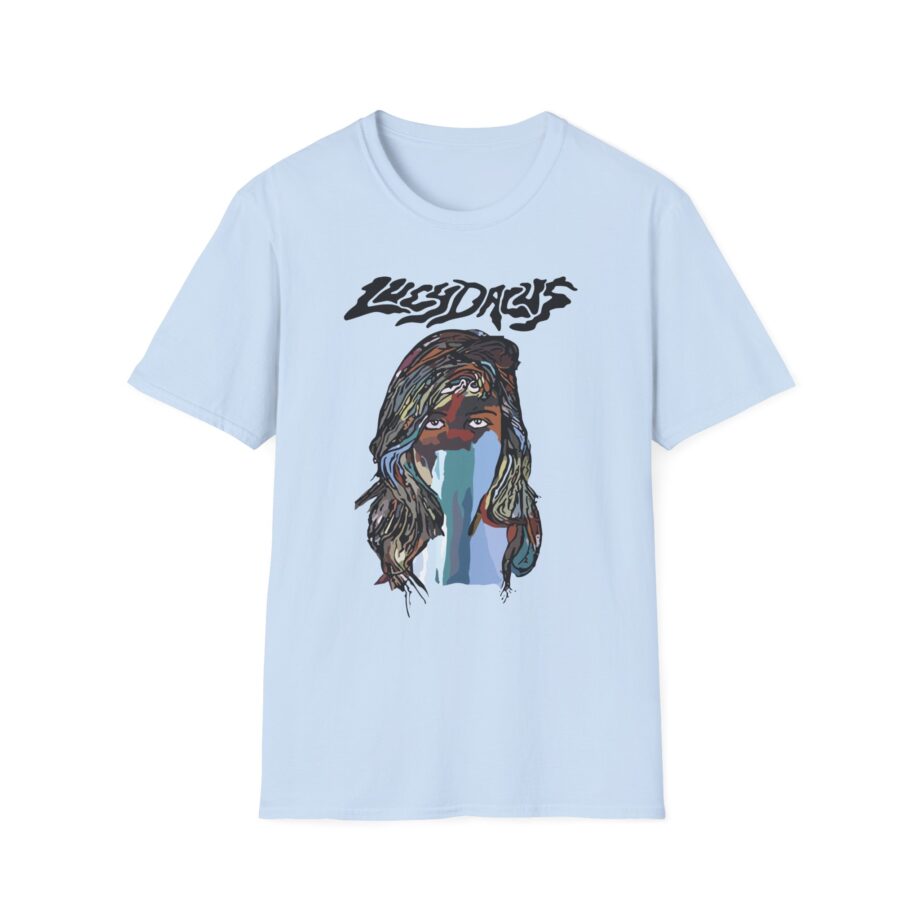 Lucy Dacus Portrait Baseball Raglan Unisex Softstyle T-Shirt