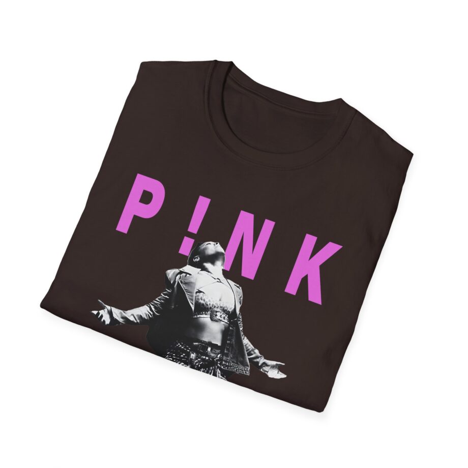 Pink Trustfall Praise Unisex Softstyle T-shirt