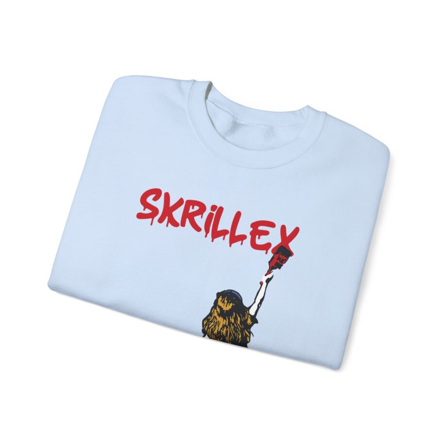 Skrillex red girl Unisex Heavy Blend™ Crewneck Sweatshirt