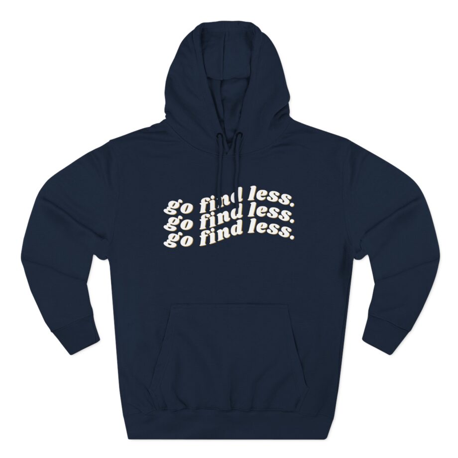 CElyse Myers Go Find Less Three-Panel Fleece Hoodie