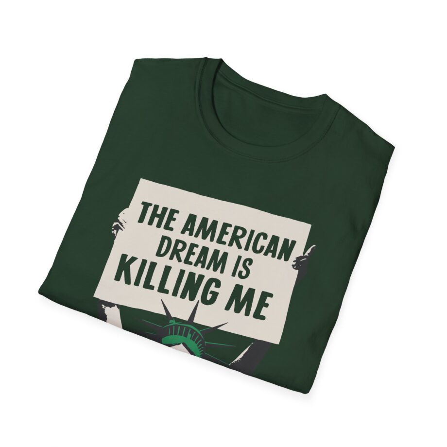 Green Day Lady Liberty Protest Unisex Softstyle T-shirt