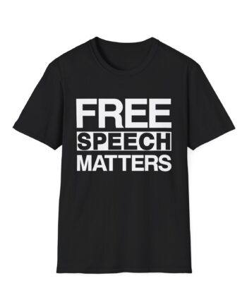 Louder With Crowder Free Speech Matters Unisex Softstyle T-Shirt