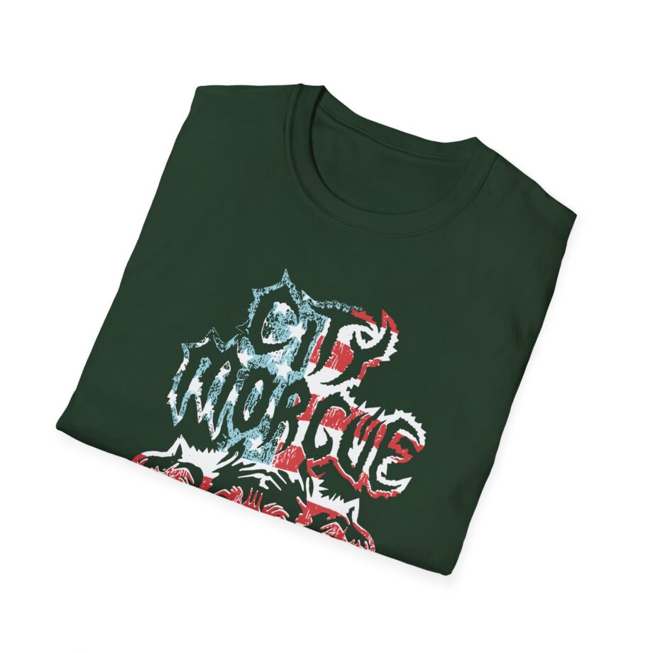 CM My Bloody America Knife Unisex Softstyle T-shirt