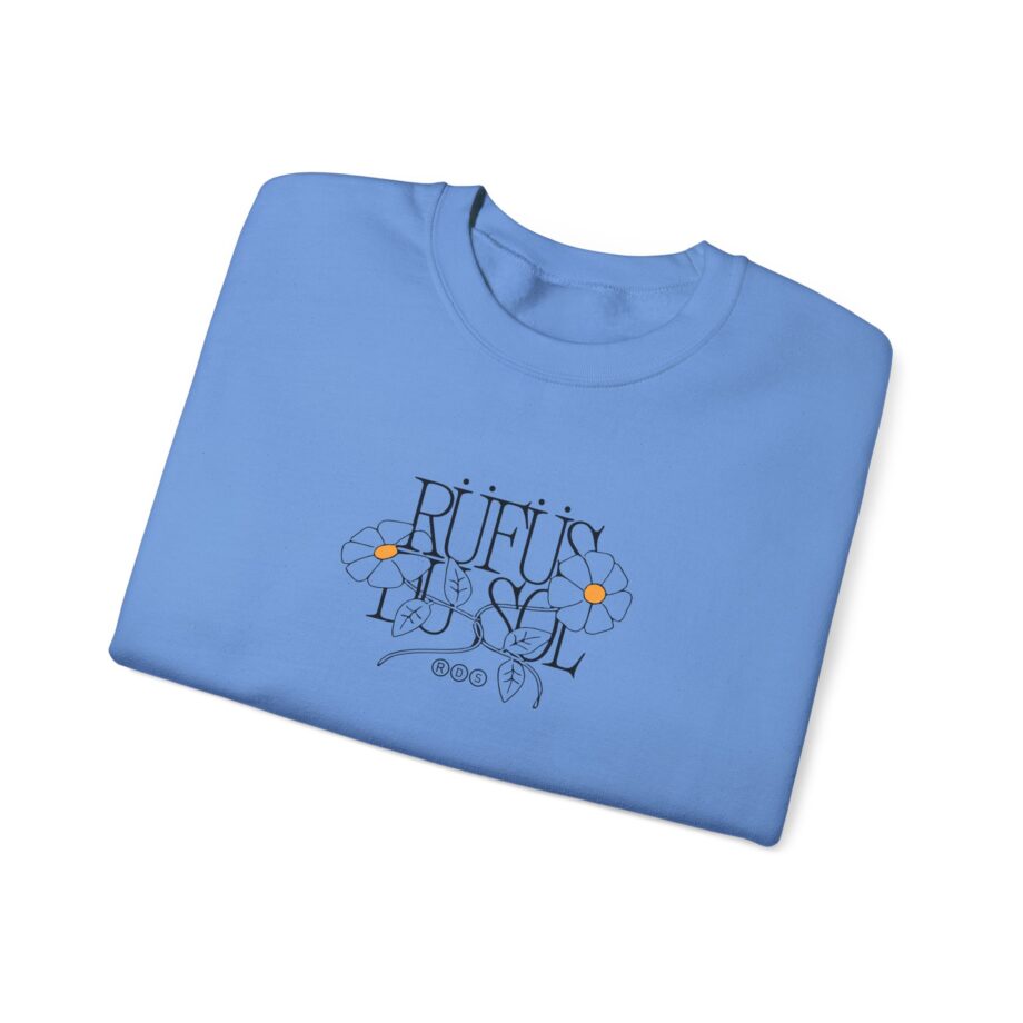 Rufus Du Sol Flower Ecru Unisex Heavy Blend™ Crewneck Sweatshirt