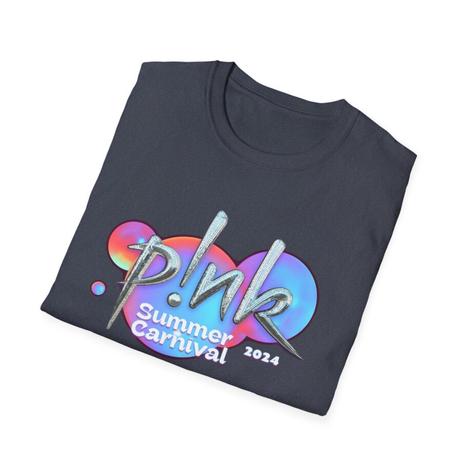 P!nk Split Tie Dye Unisex Softstyle T-Shirt