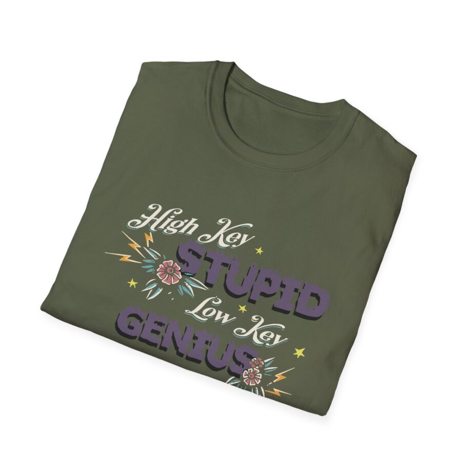 Kallmekris High Key Stupid Genius  Unisex Softstyle T-Shirt