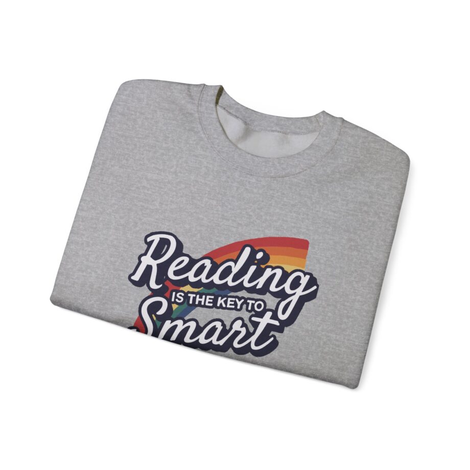 Nate Bargatze Reading is the Key to Smart Unisex Heavy Blend™ Crewneck Sweatshirt