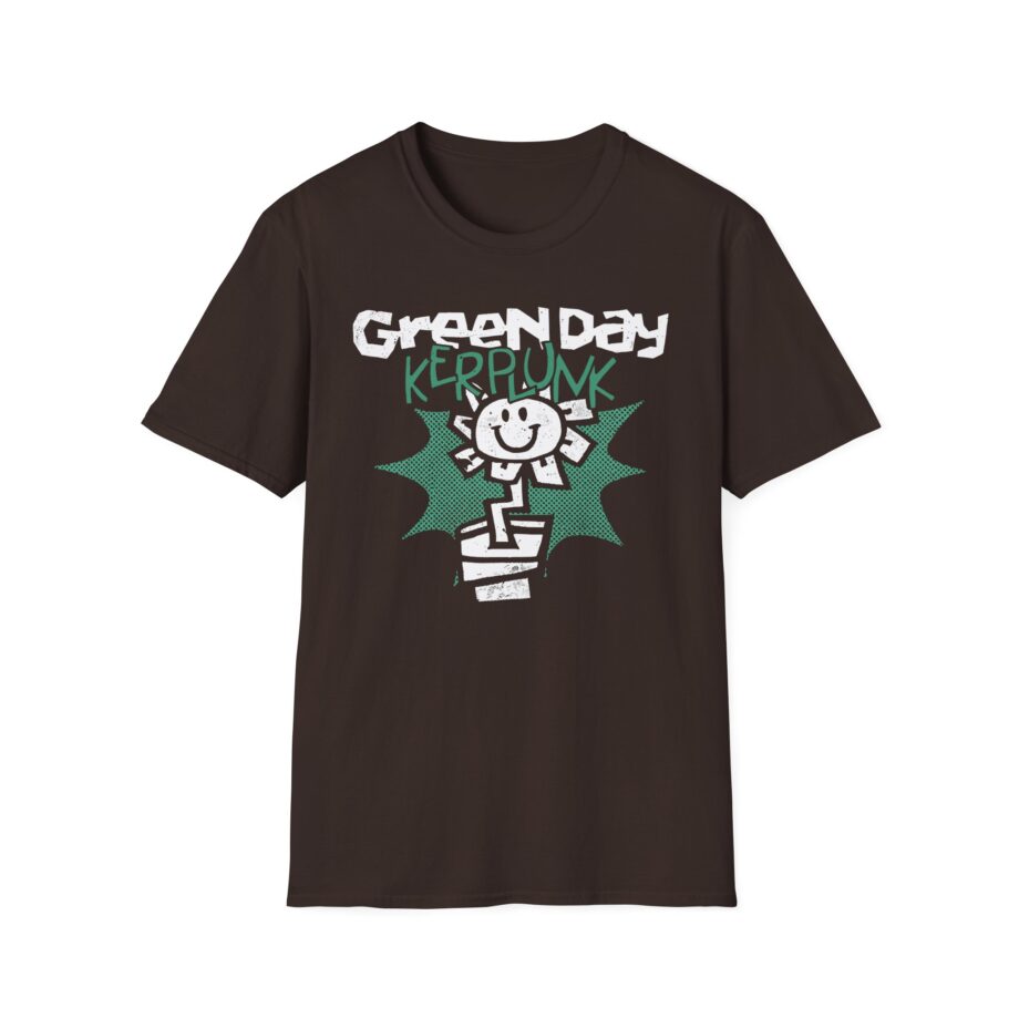 Green Day Kerplunk Vintage Flower Unisex Softstyle T-shirt