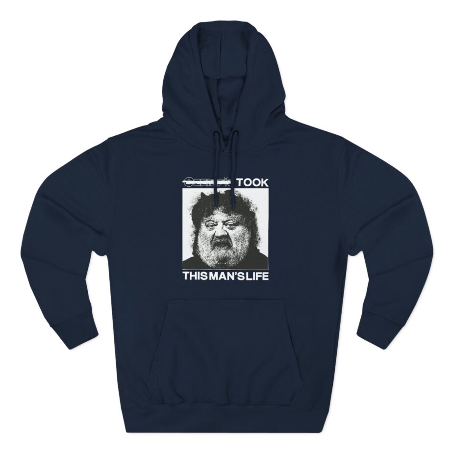Papa Meat  Three-Panel Fleece Hoodie