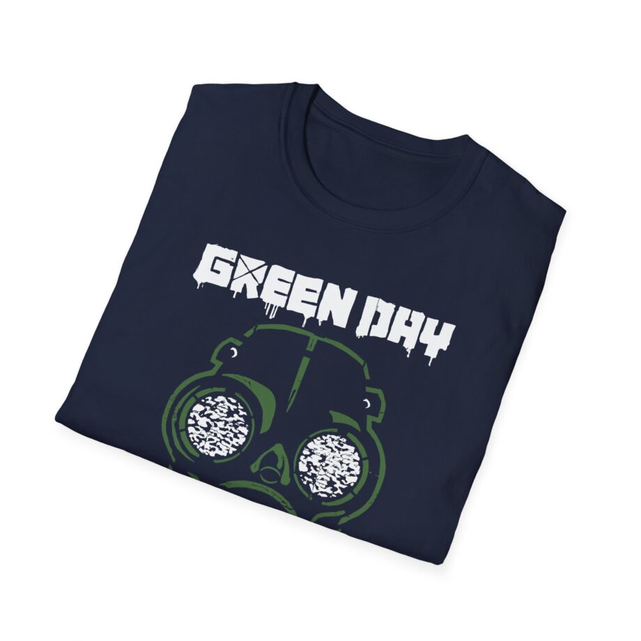 Green Day Gas Mask Unisex Softstyle T-shirt