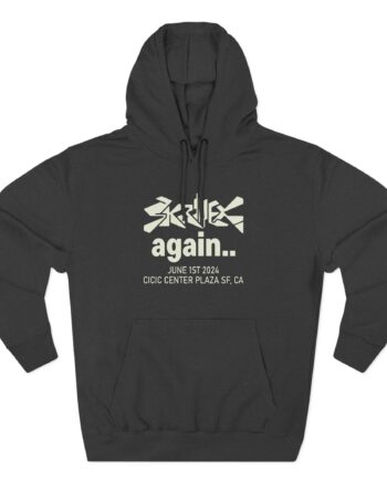 Skrillex Fred Again Civic Center Three-Panel Fleece Hoodie
