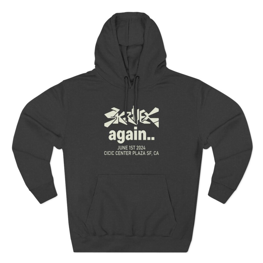Skrillex Fred Again Civic Center Three-Panel Fleece Hoodie