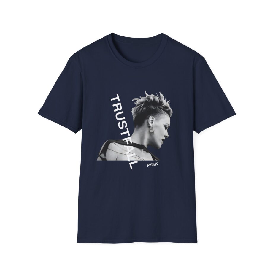 Pink Trustfall Unisex Softstyle T-Shirt