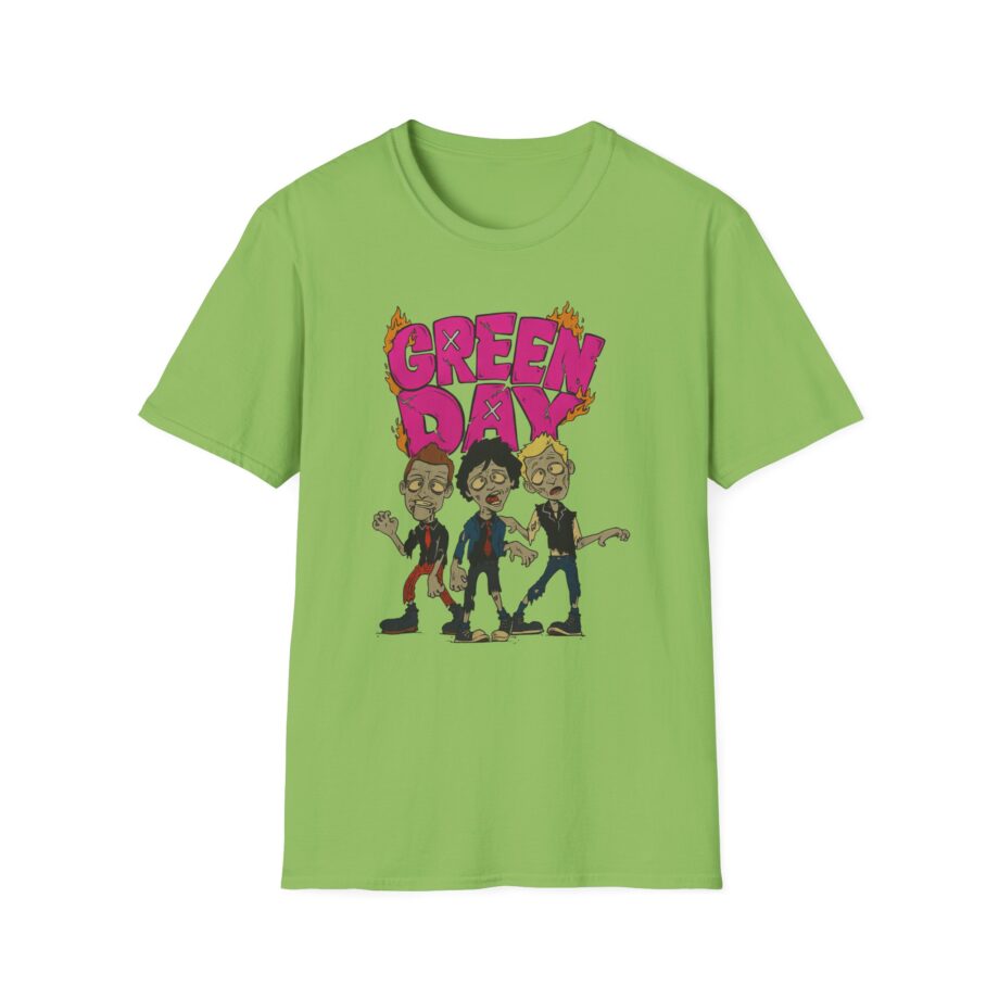 Green Day Walking Green Day Zombie Unisex Softstyle T-shirt