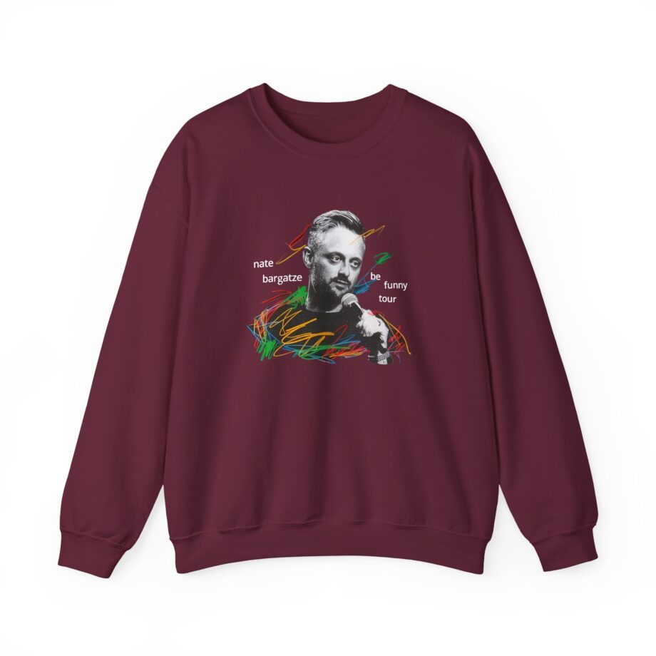 Nate Bargatze 2024 Be Funny Tour Unisex Heavy Blend™ Crewneck Sweatshirt