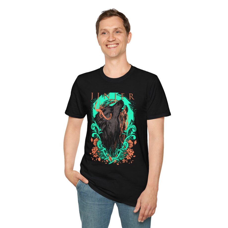 Jinjer Wolflower  Unisex Softstyle T-shirt