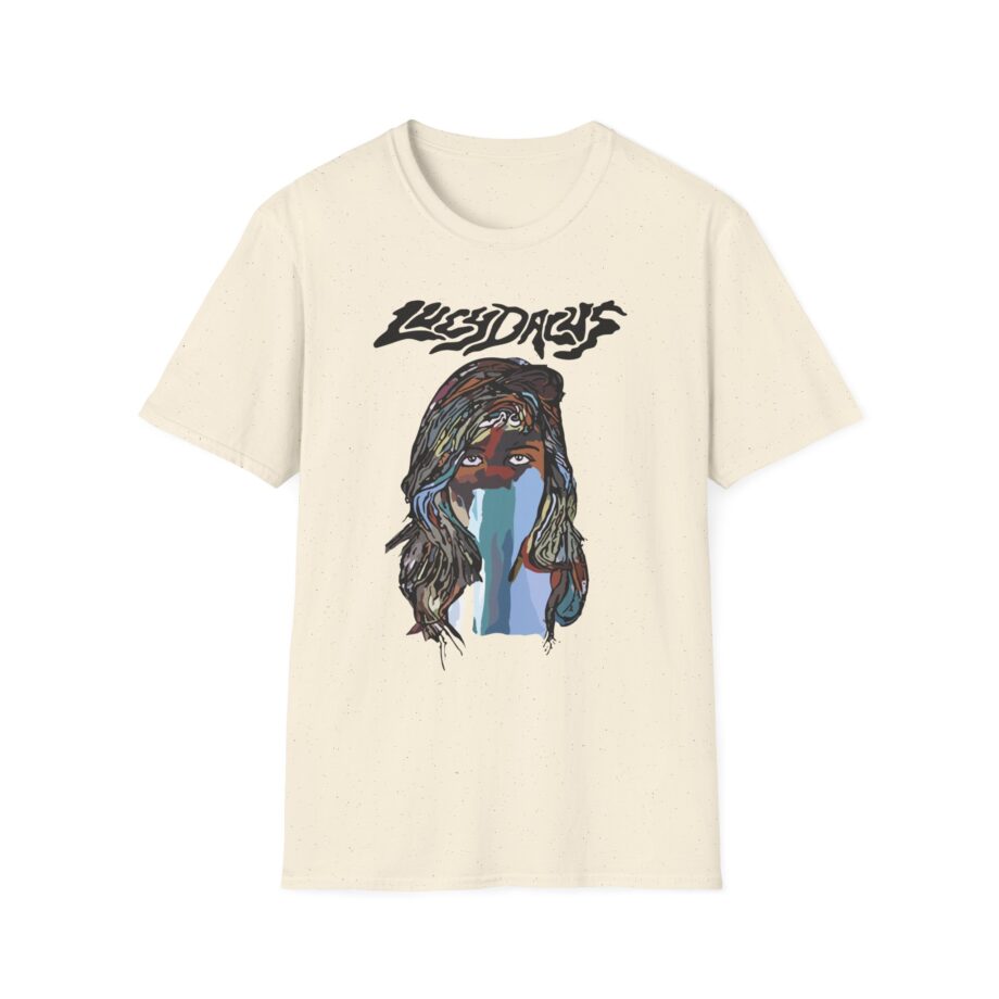 Lucy Dacus Portrait Baseball Raglan Unisex Softstyle T-Shirt