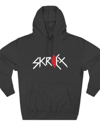 Skrillex Logo Three-Panel Fleece Hoodie