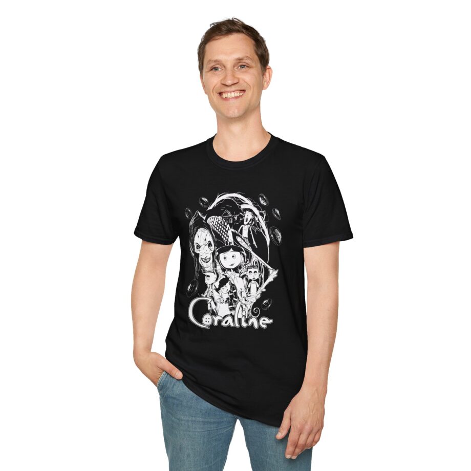 Coraline Group Buttons Unisex Softstyle T-shirt