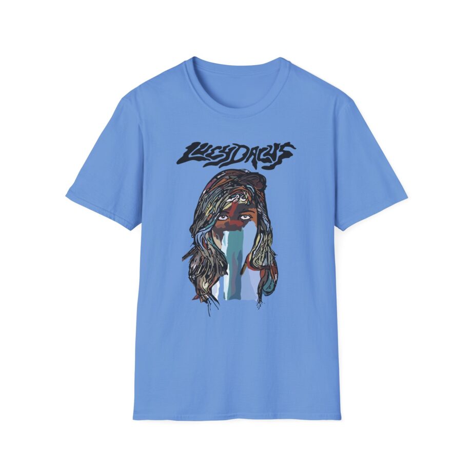 Lucy Dacus Portrait Baseball Raglan Unisex Softstyle T-Shirt