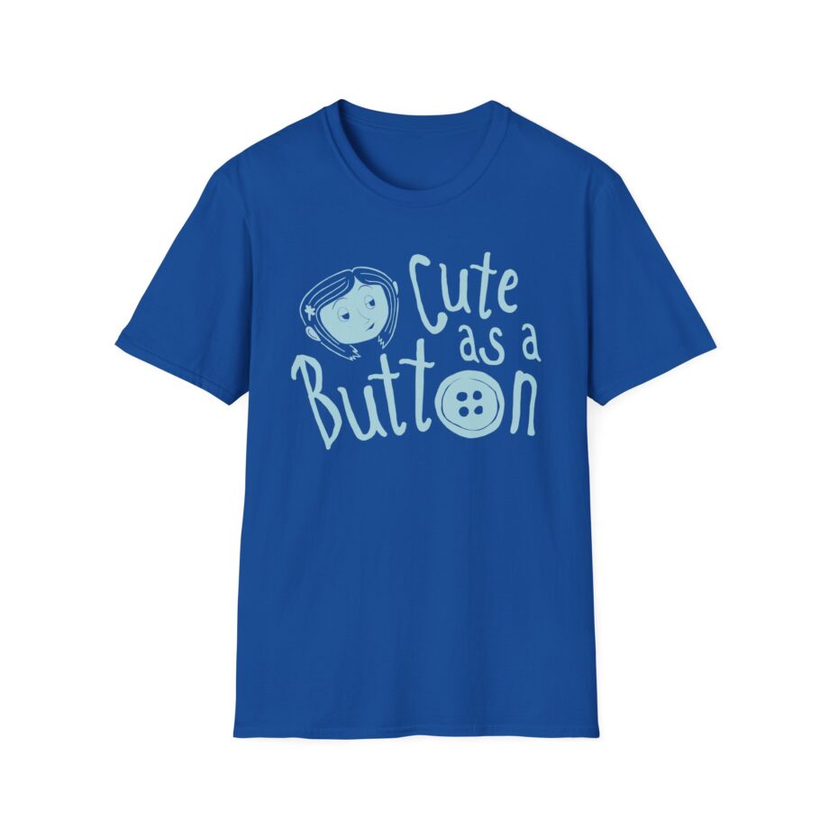 Coraline Cute Button Unisex Softstyle T-shirt