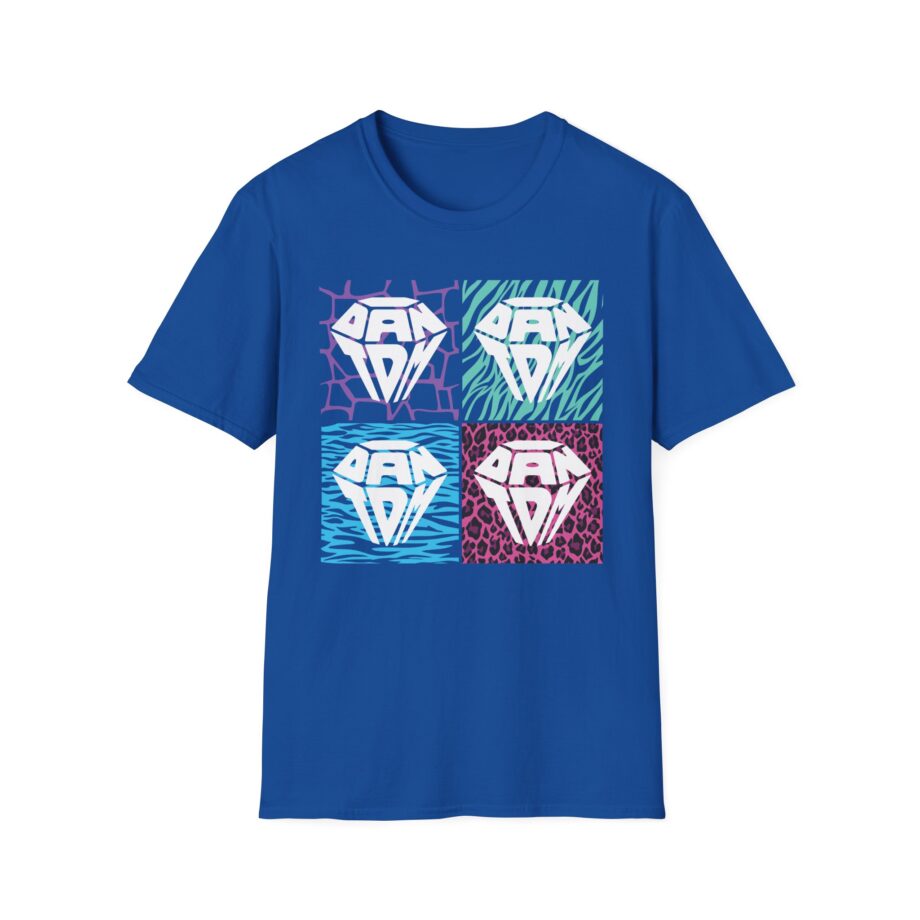 Dan Tdm Hair Metal Diamonds Unisex Softstyle T-shirt