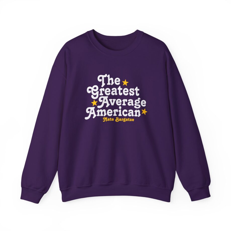 The Greatest Average American Nate Bargatze Unisex Heavy Blend™ Crewneck Sweatshirt