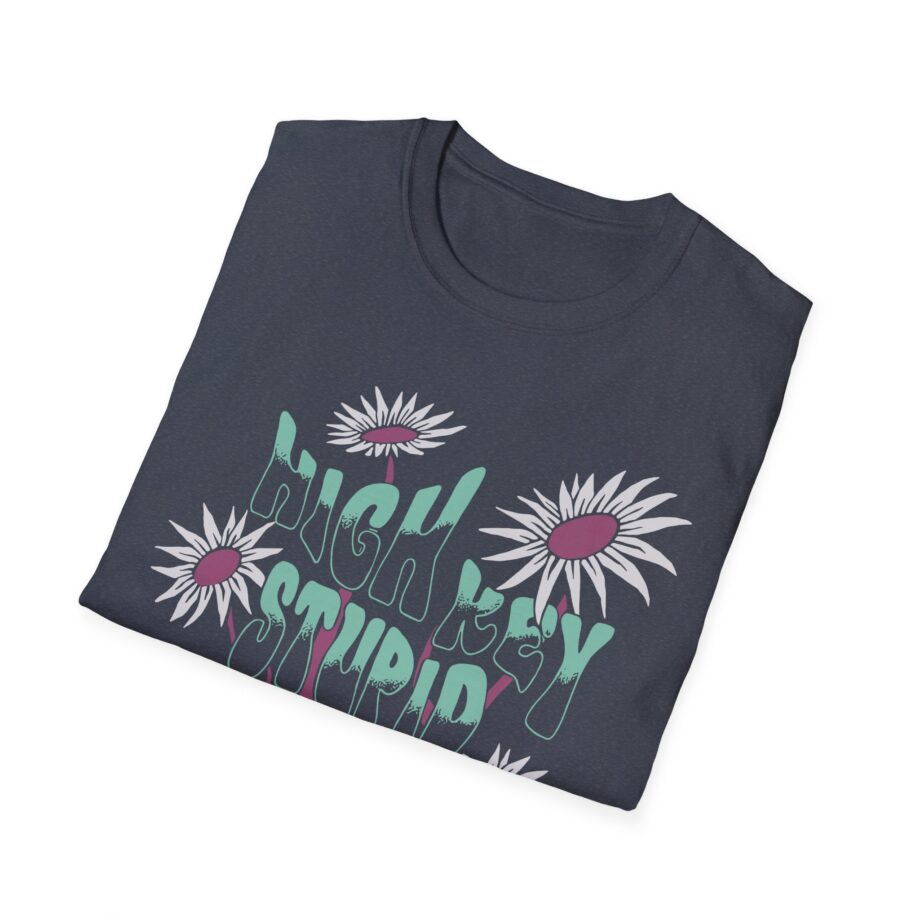 High Key Stupid Low Key Genius Unisex Softstyle T-Shirt