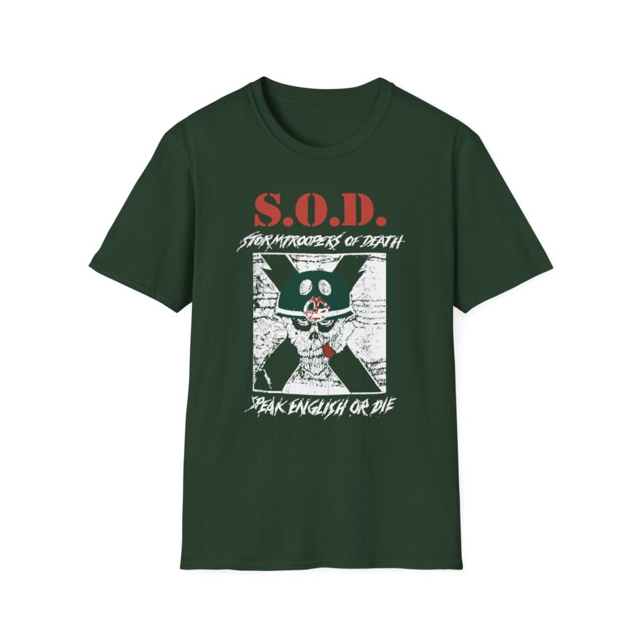 Vintage 80’s Sod Stormtroopers of Death Unisex Softstyle T-shirt