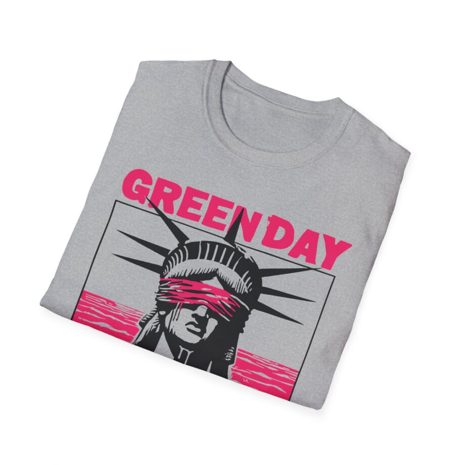 Green Day Lady Liberty Unisex Softstyle T-shirt