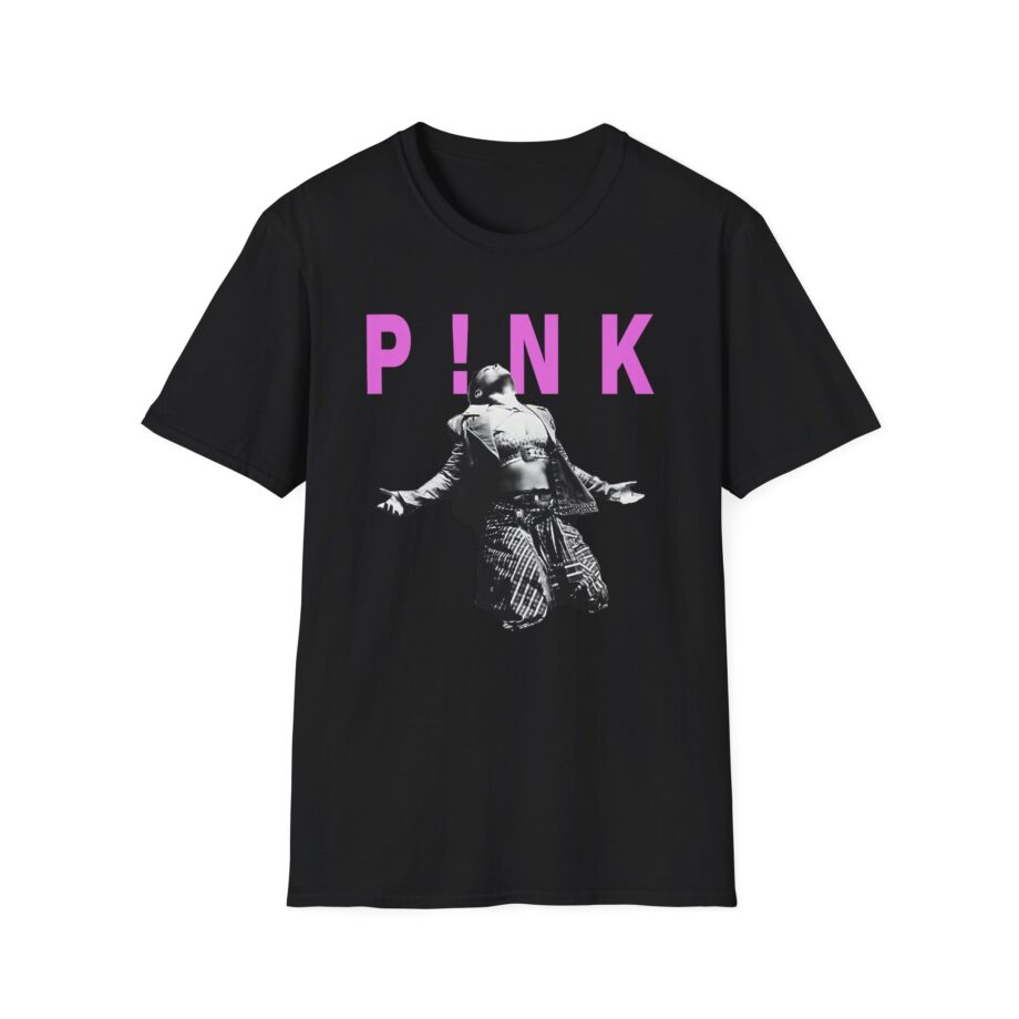 Pink Trustfall Praise Unisex Softstyle T-shirt