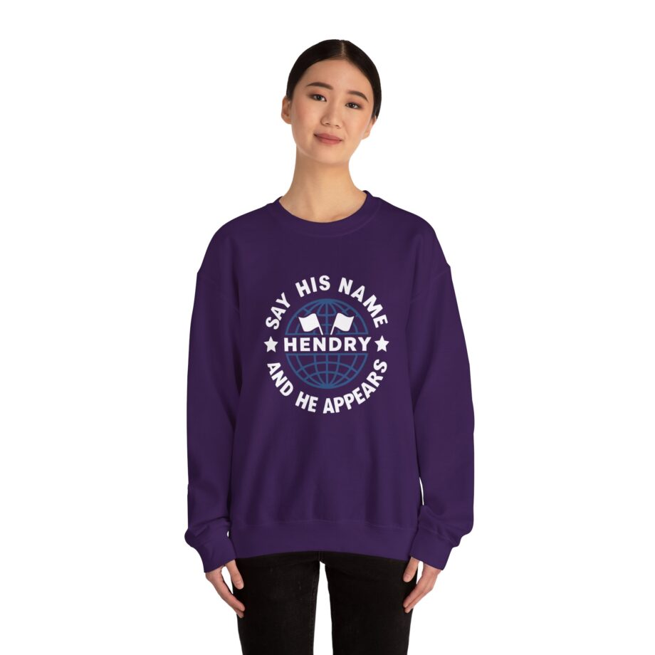Say His Name Joe Hendry Unisex Heavy Blend™ Crewneck Sweatshirt