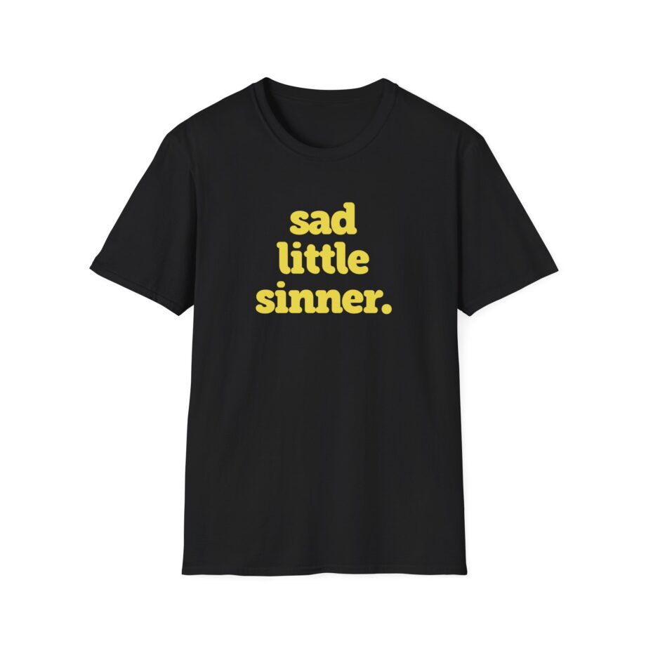 Raye Yellow Sad Little Sinner Unisex Softstyle T-Shirt