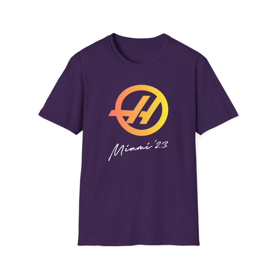 Haas F1 Miami Gp Unisex Softstyle T-shirt